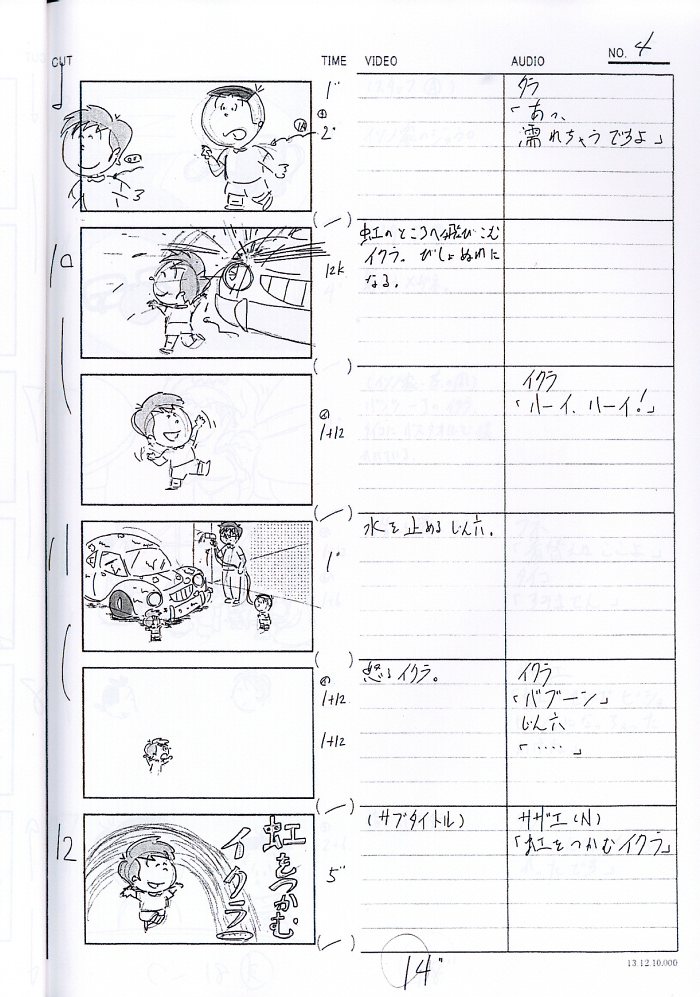 サザエさん セル画 ※額付き