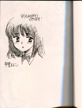 甲斐まるこ 直筆イラストサイン本「ハメられ系」