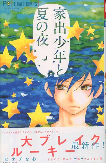 ヒナチなお 直筆イラストサイン本 家出少年と夏の夜