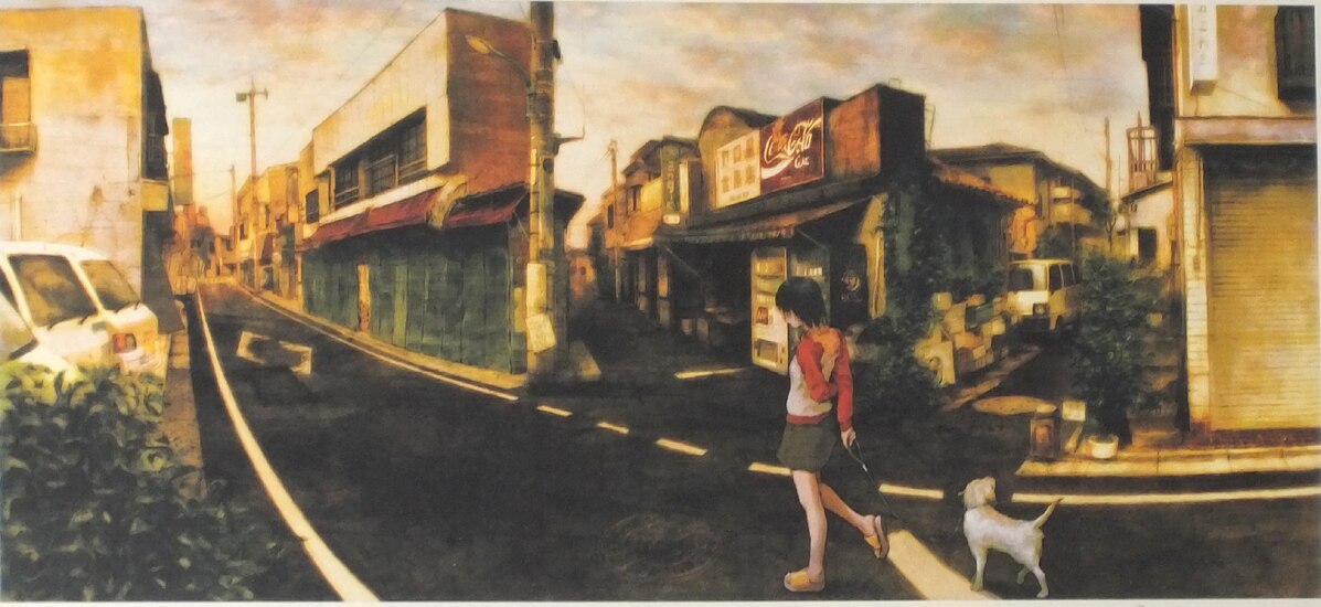 安倍吉俊 直筆サイン入りカラー複製イラスト