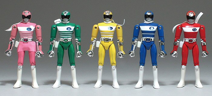 電子戦隊デンジマン超合金　3体セット　年代物 デンジマン5体セット/電子戦隊デンジマン/超合金・ポピニカシリーズ