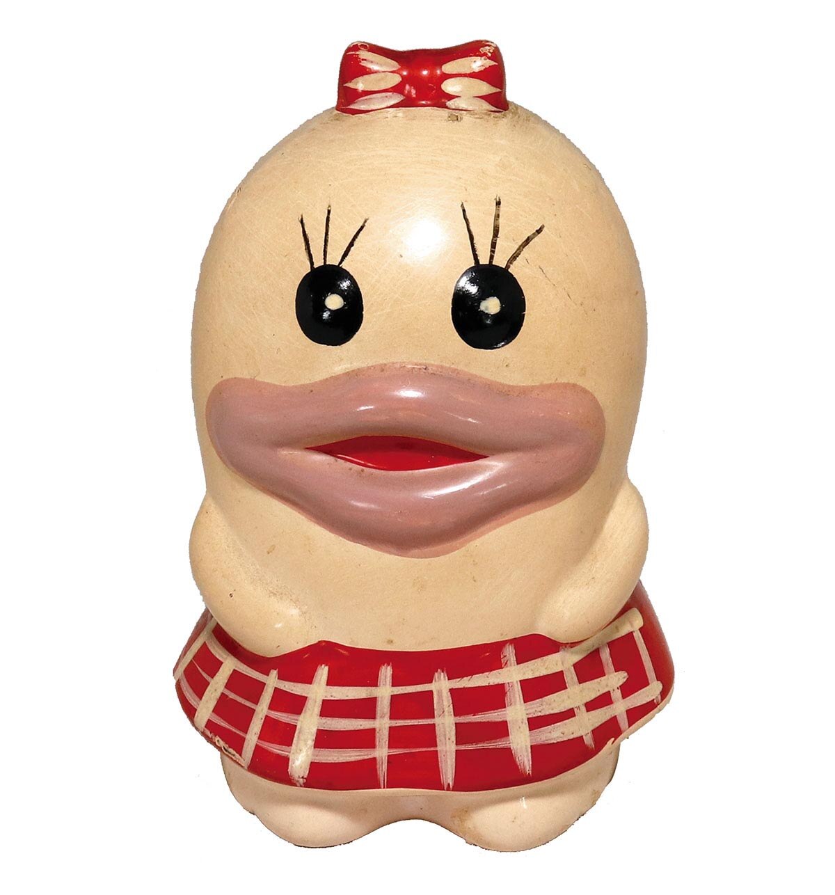 陶器製 P子貯金箱