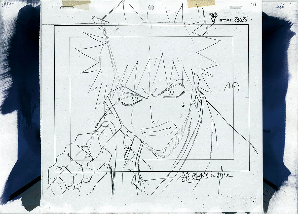 BLEACH セル画 ハリベル アニメ レイアウト BLEACH セル画 ハリベル