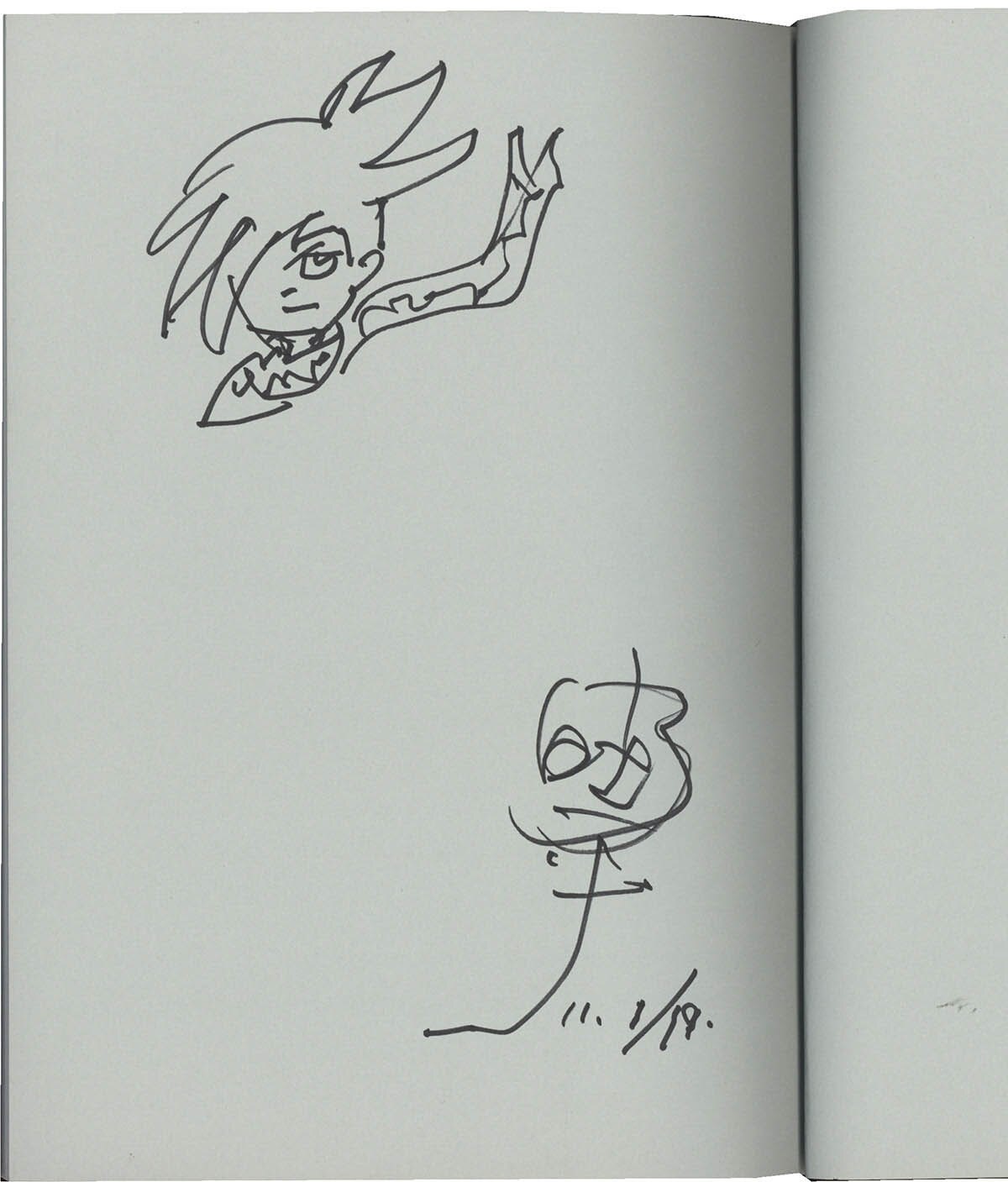 レア！ 様とび先生 サイン本 描き下ろしイラストあり！ 6046] 白土三平 直筆イラストサイン本「新装版 白土三平選集 6 サスケ