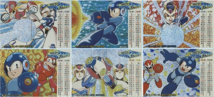【美品】1995 ロックマン ホログラムカレンダー ボンボン創刊１３周年記念 コンプREX09掲載】コミックボンボン創刊13周年記念 '96 ロックマン