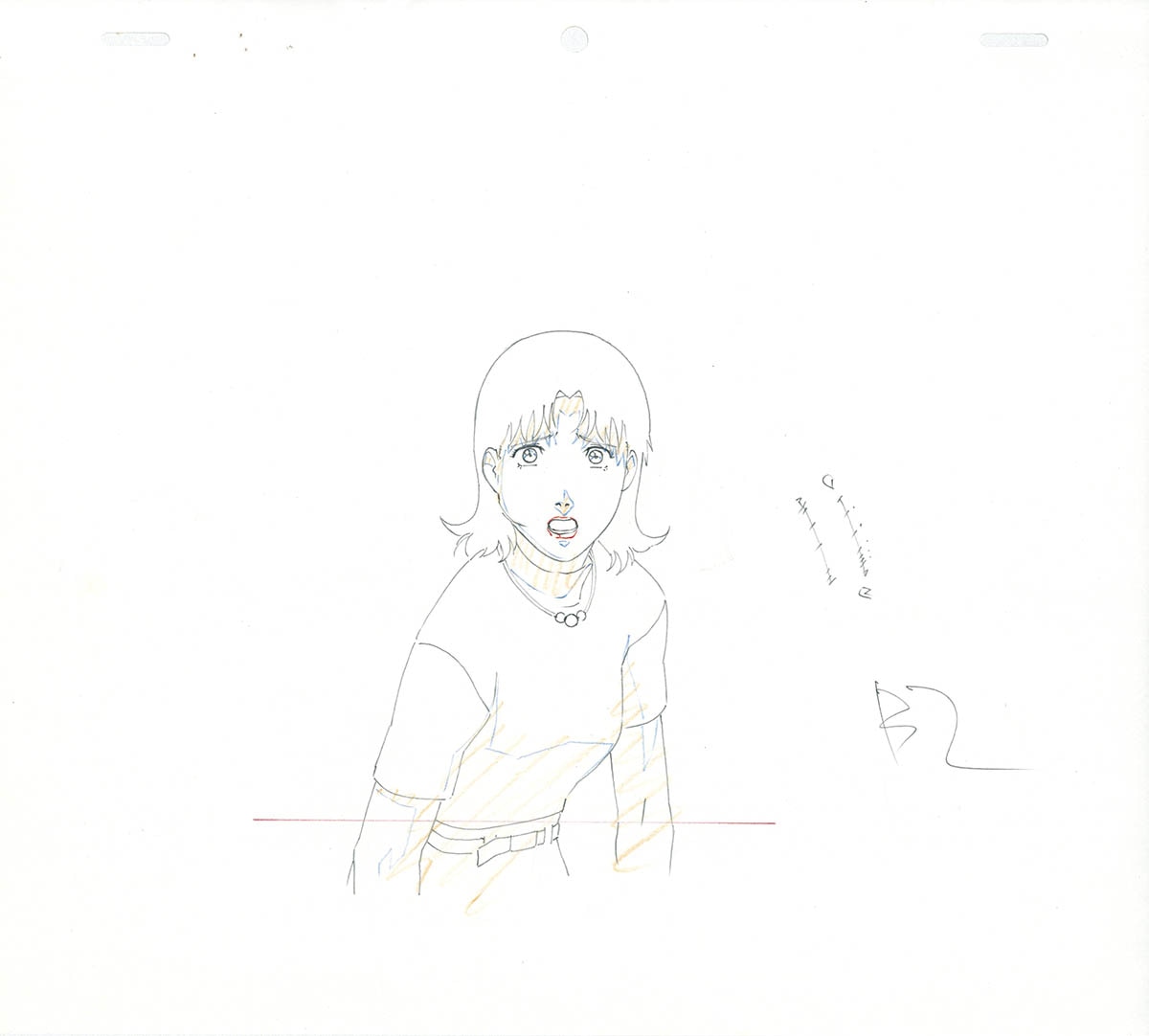原画　イラスト 5234] パーフェクトブルー 原画