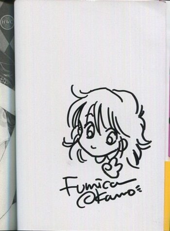 岡野史佳 直筆イラストサイン本「君がダイヤモンド」