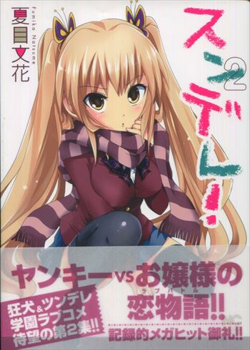 夏目文花 直筆イラストサイン本「スンデレ！」2巻