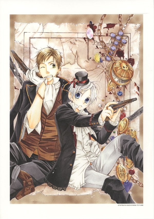 花とゆめ作家カラー複製原画20枚セット「絵夢羅/木内たつや/鈴木