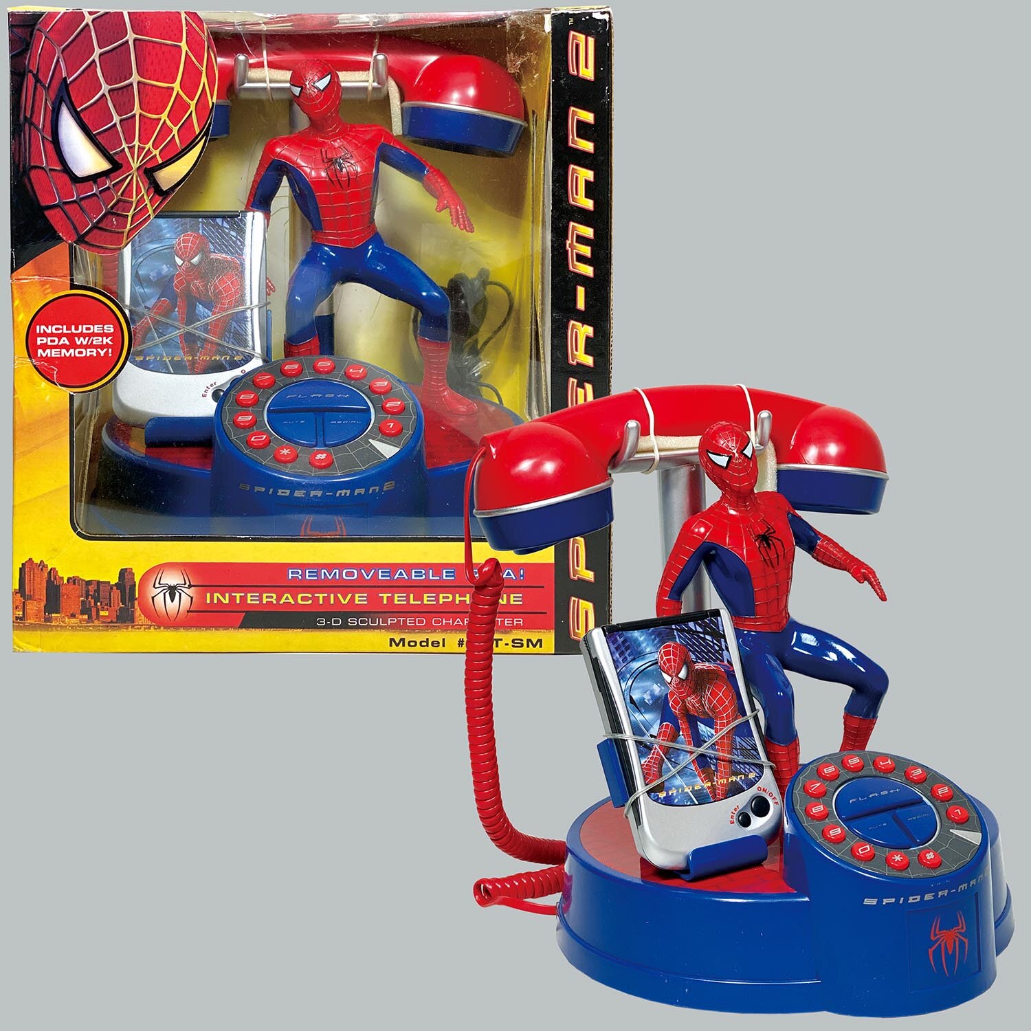 2834] COLUMBIA スパイダーマン2 インタラクティブテレフォン