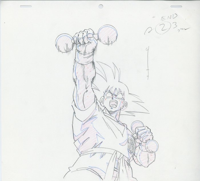 無料配達 ドラゴンボール 原画 ドラゴンボールZ 悟空 セル画 - www ...