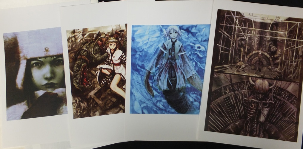 A 十年旅行 安倍吉俊 ポートレート20枚 複製原画 画集 アート イラスト