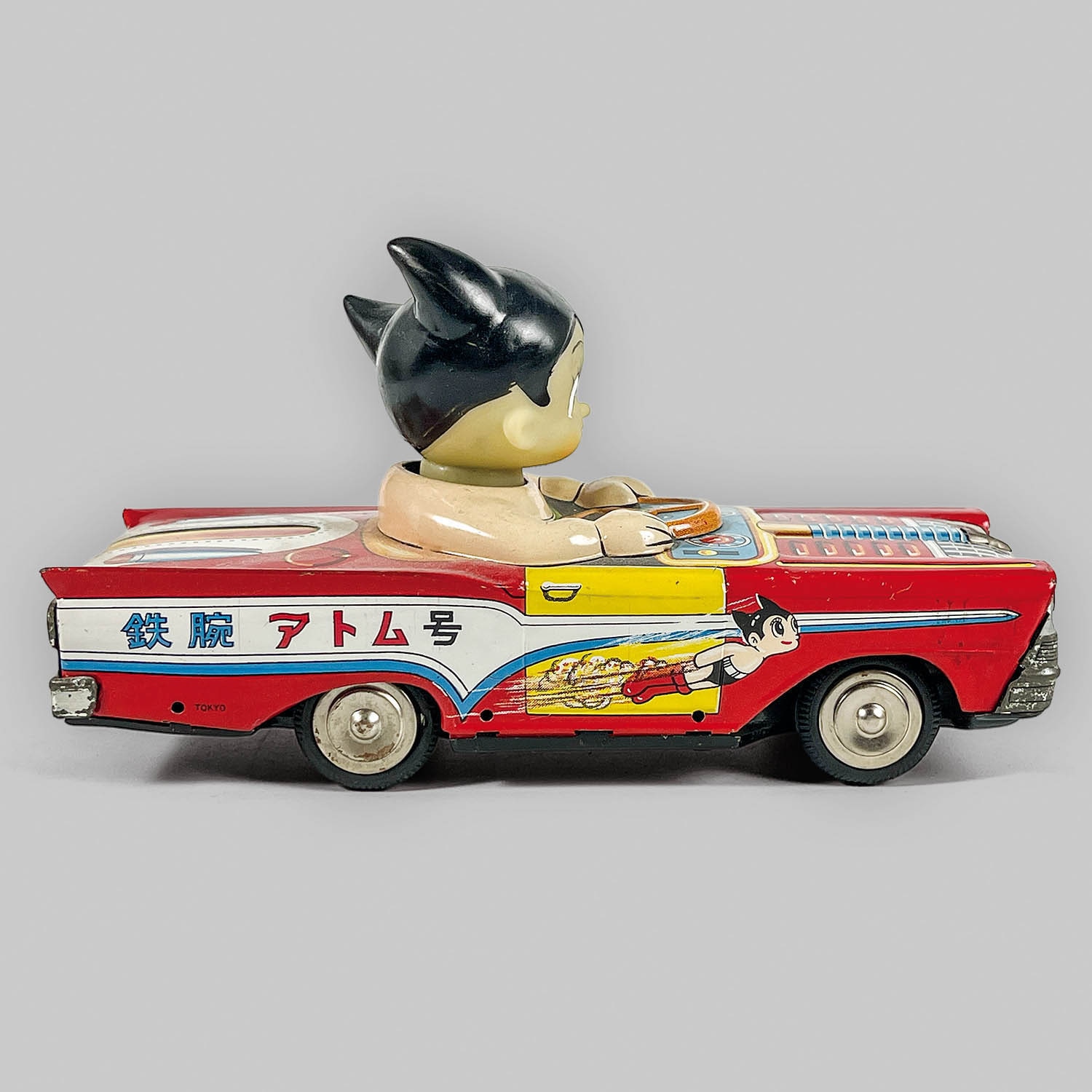 【新品未開封】ゴースティー 鉄腕アトム コラボ レッド 赤 ソフビ 鉄腕アトム × HUMAN ROBOT × BANANA YAMAMOTOがタッグを組んだ