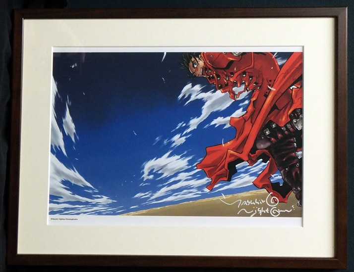直筆サイン入り ミストグラフ 複製原画TRIGUN トライガンマキシマム TRIGUN MAXIMUM（トライガン・マキシマム）」直筆サイン入りミスト