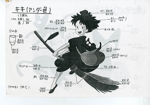 【★超目玉】 Kiki's Delivery Service Color Explanations アルバム・スクラップ