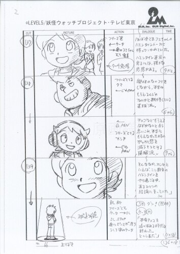妖怪ウォッチ 絵コンテ