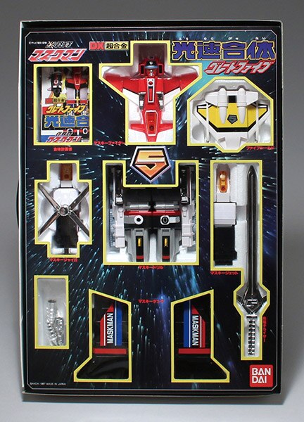BANDAI - 美品　バンダイ DX超合金 光戦隊マスクマン 光速合体 グレートファイブ DX超合金 光速合体 グレートファイブ (Great Five) レビュー