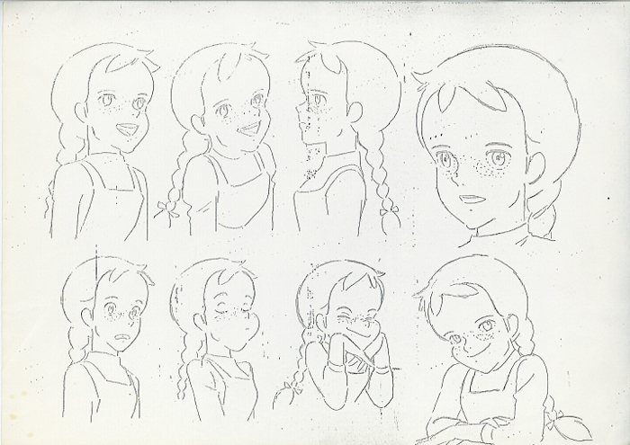 初版本 【赤毛のアン】 設定資料集｜本 - 絵本・児童書