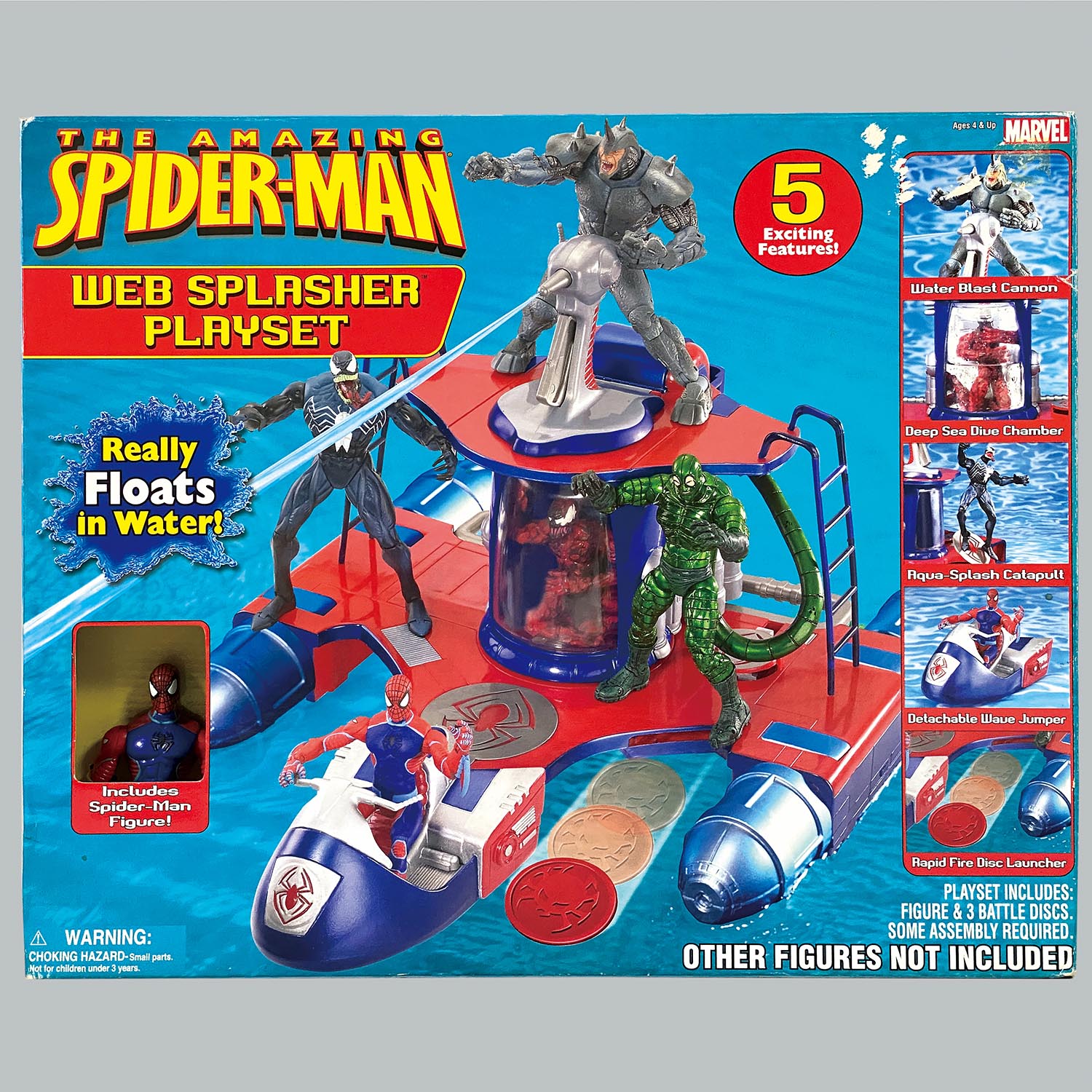 2863] TOYBIZ スパイダーマン ウェブスプラッシャープレイセット
