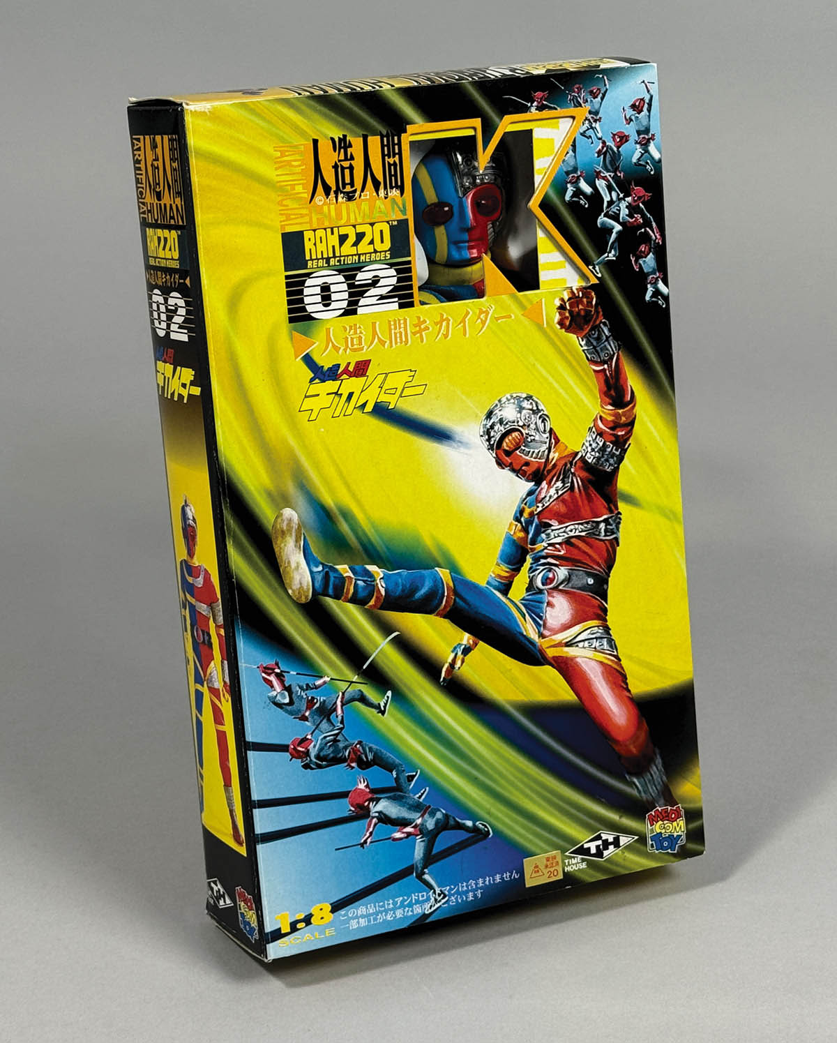 2134] 伴大介 直筆サイン入りTOY「リアルアクションヒーローズ RAH220人造人間キキカイダー02」