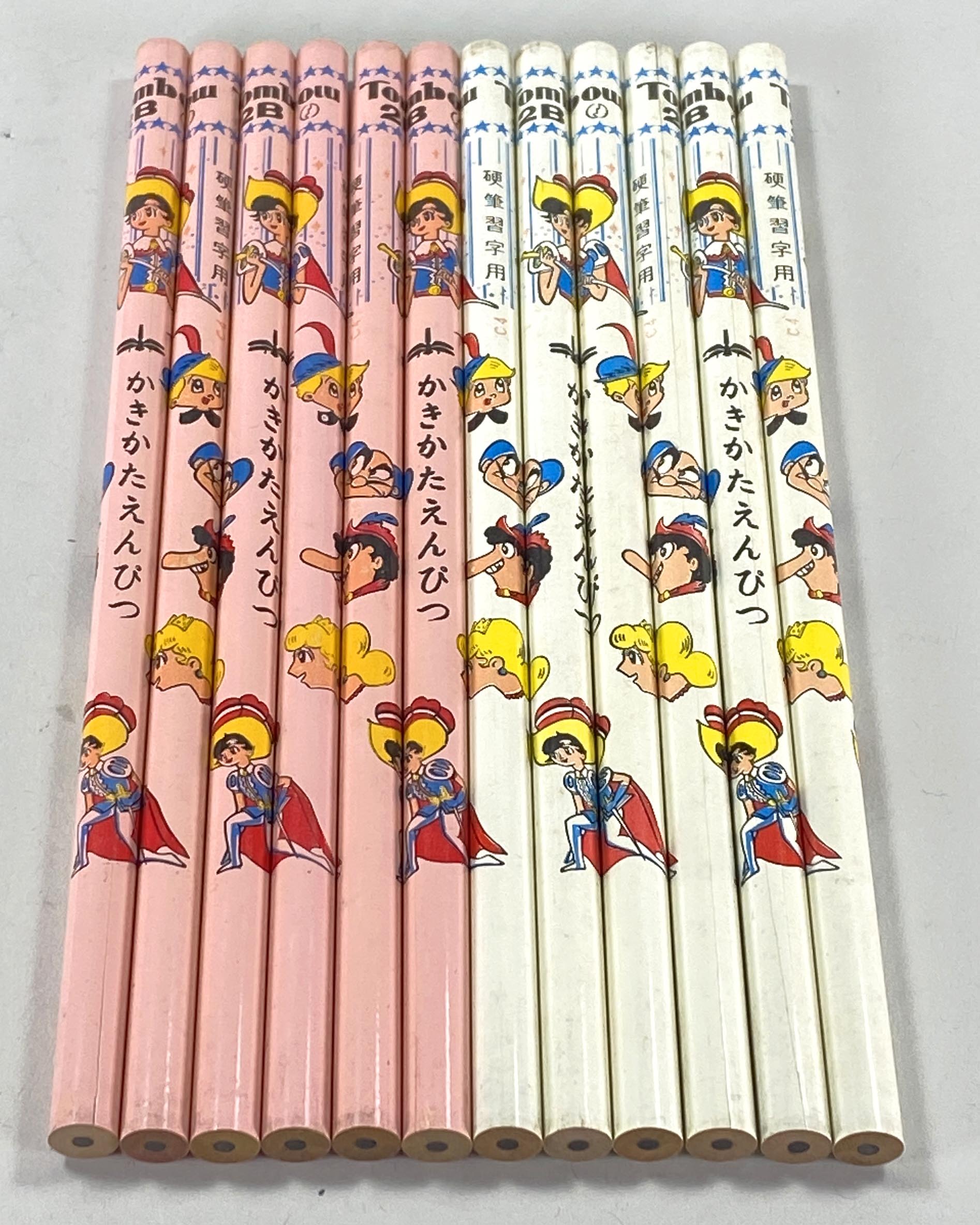 1391］ トンボ リボンの騎士 かきかたえんぴつ 2B 外箱付