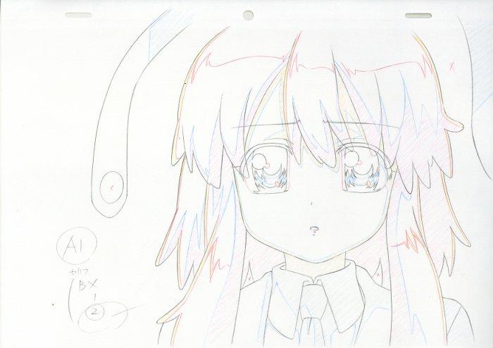 原画ちゃん専用 ファイト一発!充電ちゃん!! ラフ原画
