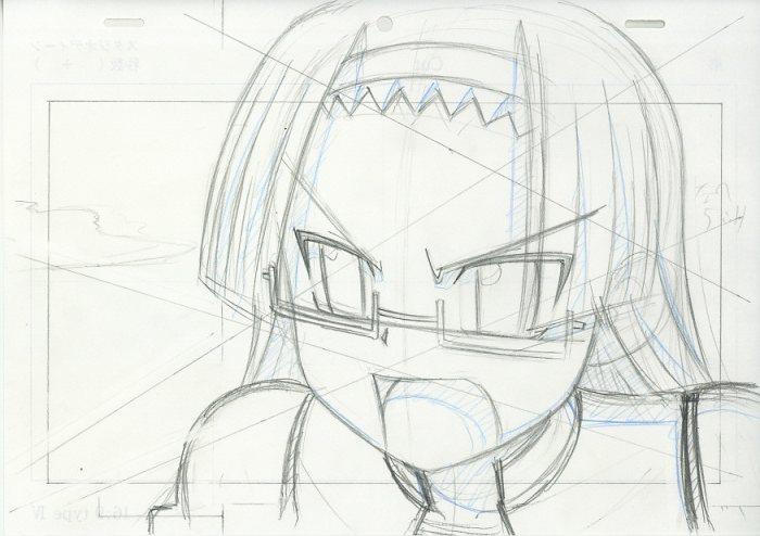 ファイト一発!充電ちゃん!! ラフ原画