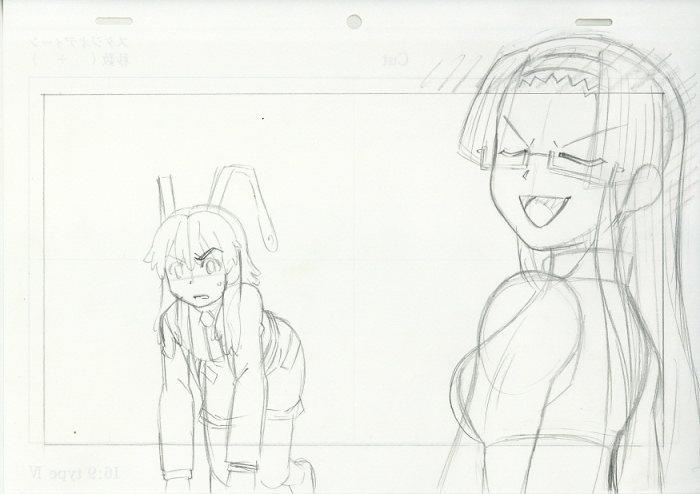ファイト一発!充電ちゃん!! ラフ原画