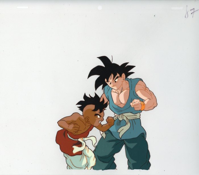son goku and uub (dragon ball and 1 more) drawn by ommmyoh