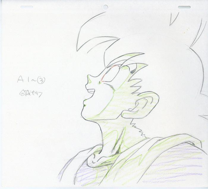 ドラゴンボール 孫悟空 直筆原画セット ドラゴンボールZ 孫悟空 原画 修正原画 まとめセット 検) セル画