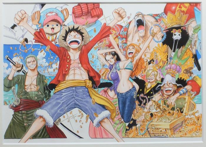 カラー複製イラスト 尾田栄一郎 One Piece Pg