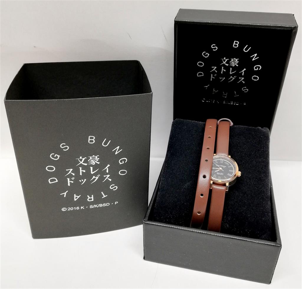 即納正規店文豪ストレイドッグス 腕時計 中原中也モデル 薔薇 時計