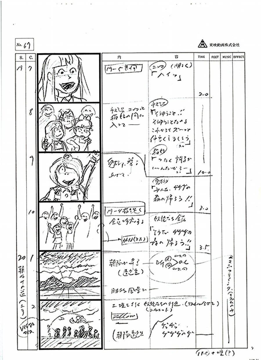 ゲゲゲの鬼太郎 第3期 本当の最終回 絵コンテ