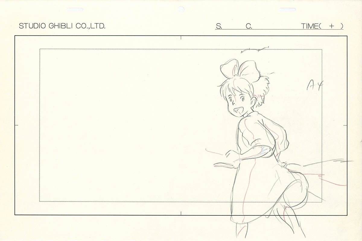 5351] 魔女の宅急便 ラフ原画 / 直筆:宮崎駿