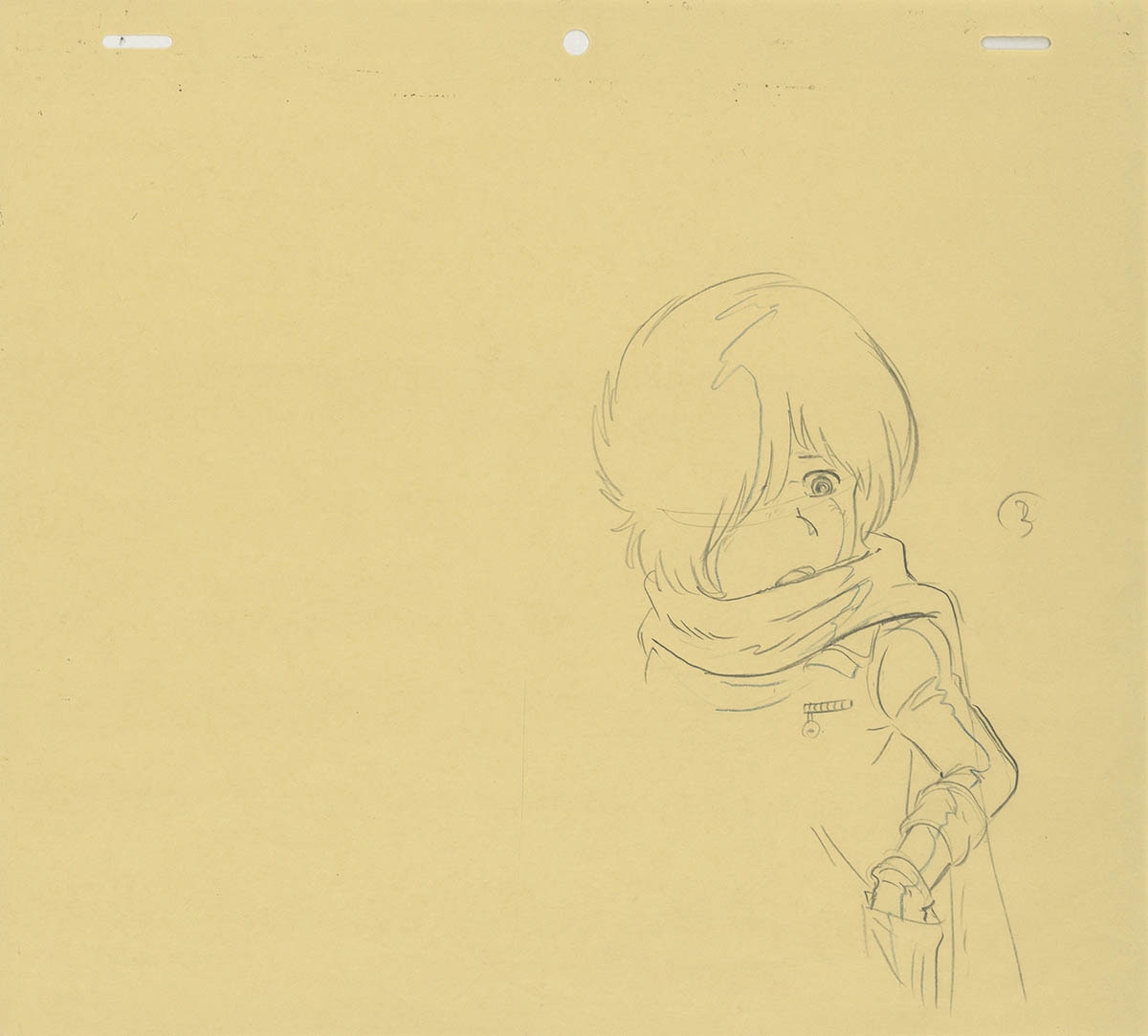 4269] さよなら銀河鉄道999 アンドロメダ終着駅 原画 / 修正:小松原一男