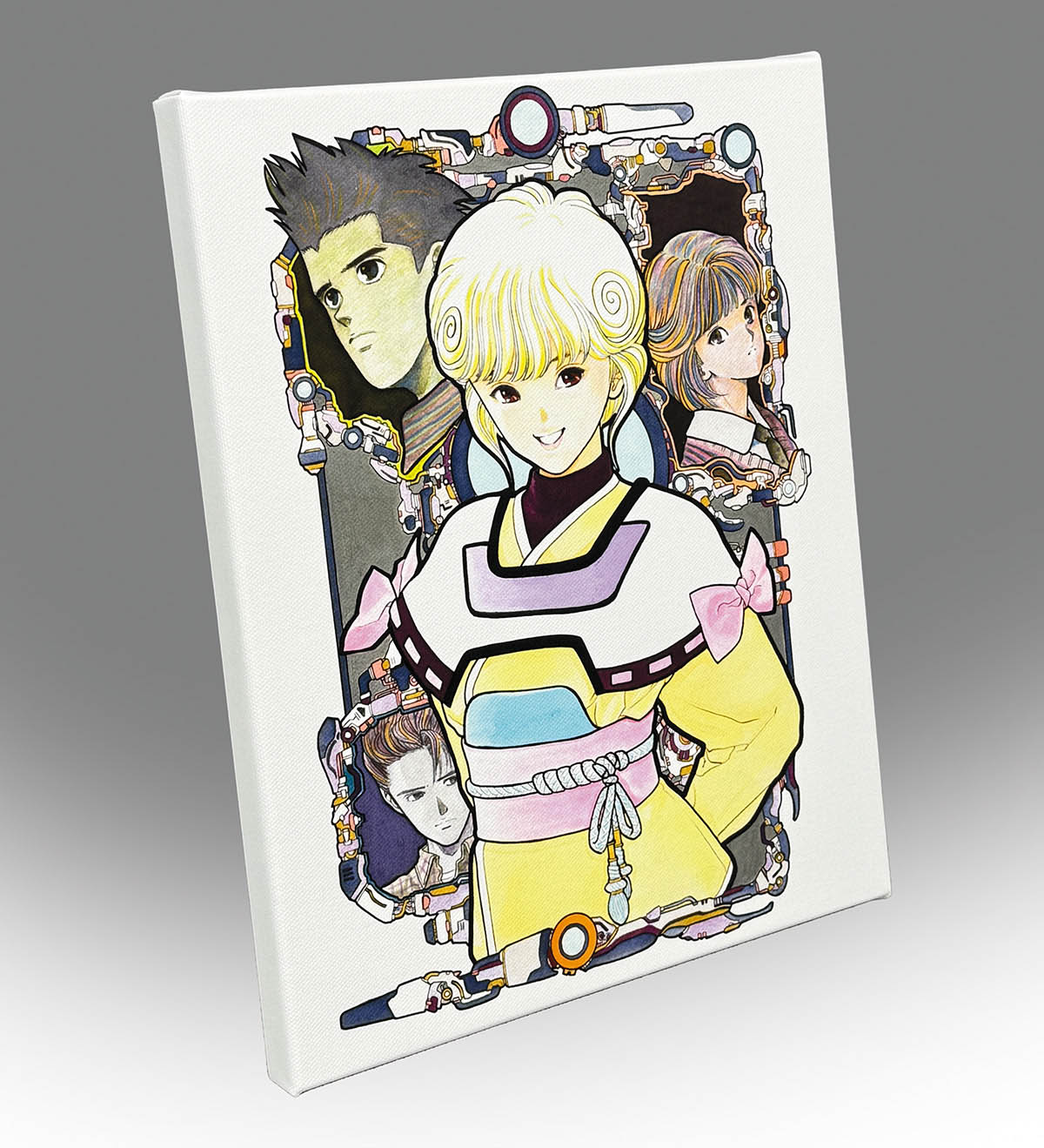 3150] 桂正和 カラー複製イラスト「電影少女」