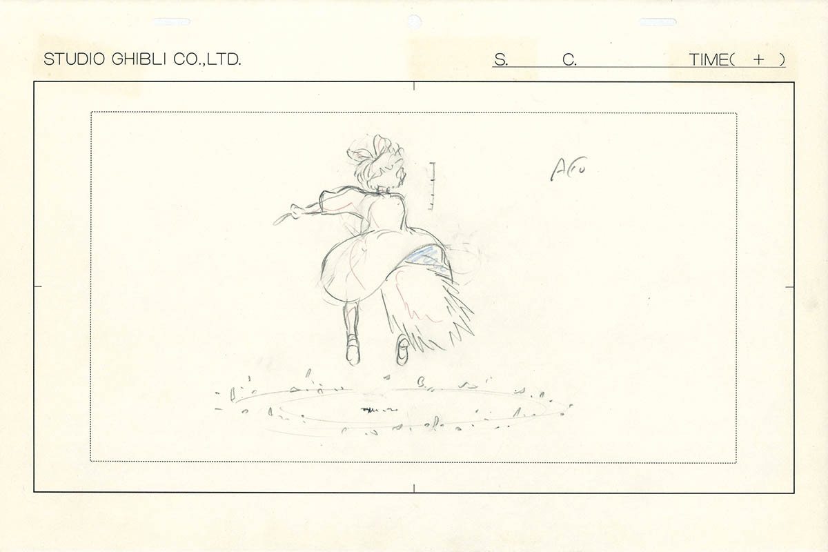 原画（1点のみ） 5351] 魔女の宅急便 ラフ原画 / 直筆:宮崎駿