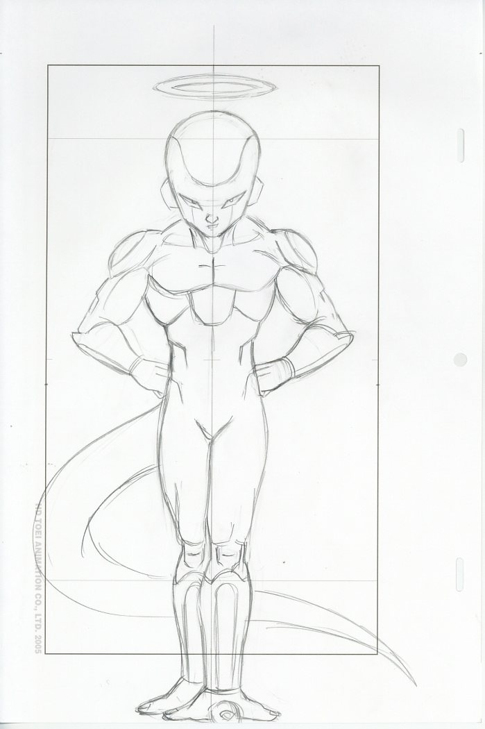 ドラゴンボール超 ラフ原画 フリーザ