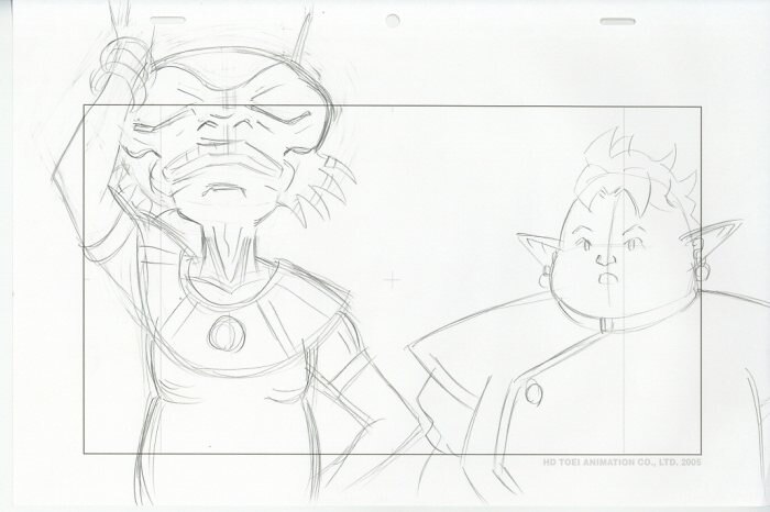 ドラゴンボール超 ラフ原画 フリーザ