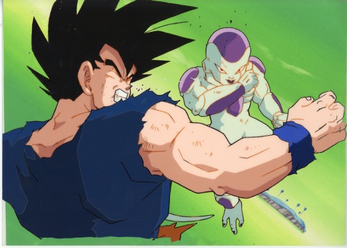 ドラゴンボールＺ　孫悟空 フリーザ セル画 ドラゴンボールZ たったひとりの最終決戦 フリーザに挑んだZ戦士