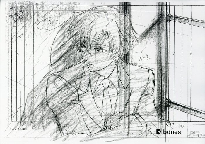 桜蘭高校ホスト部　生原画　生動画　セル画 桜蘭高校ホスト部 原画コピー