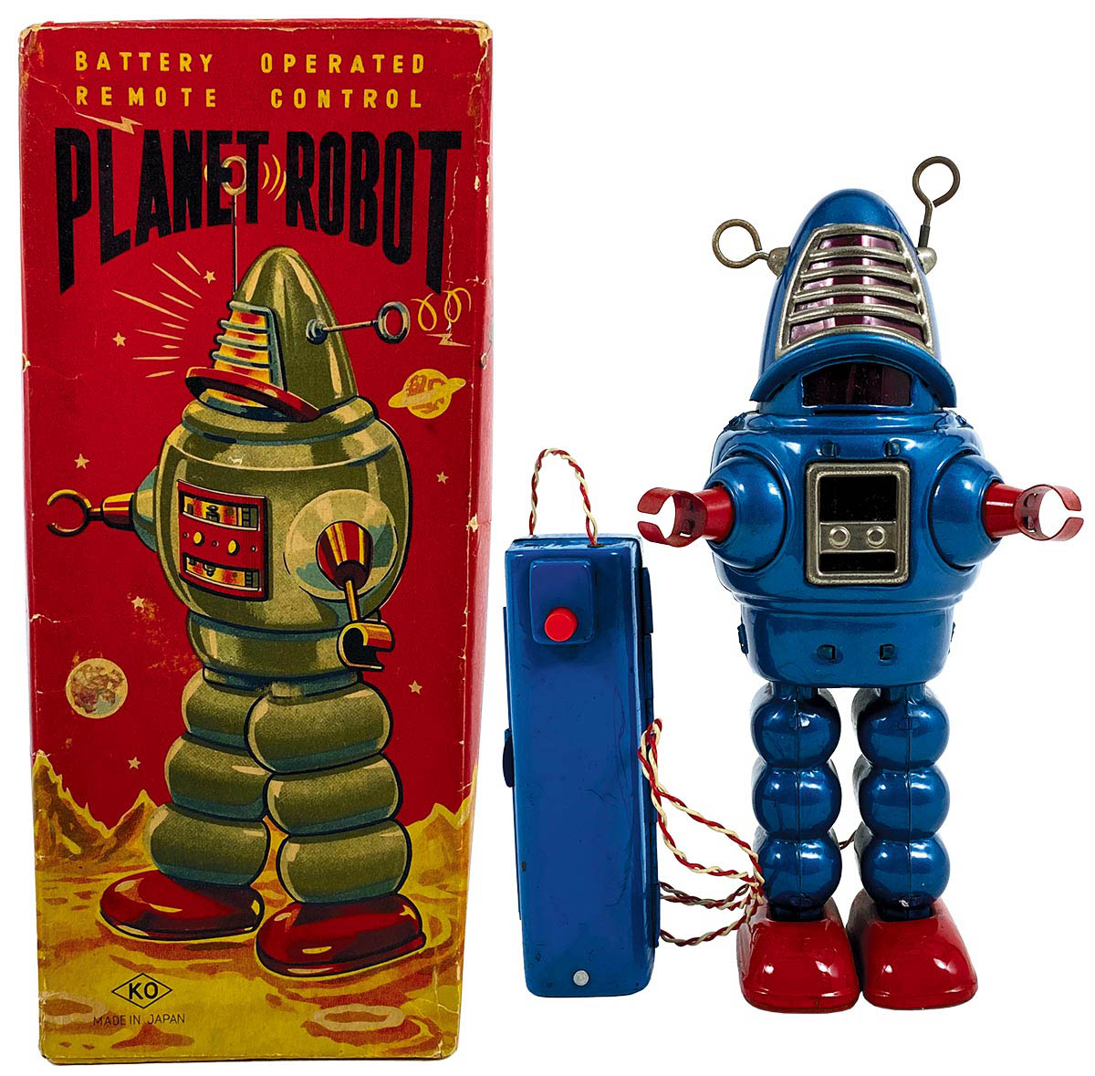 Robot - Remote Control Planet Robot (Battery Operated Tin Toy