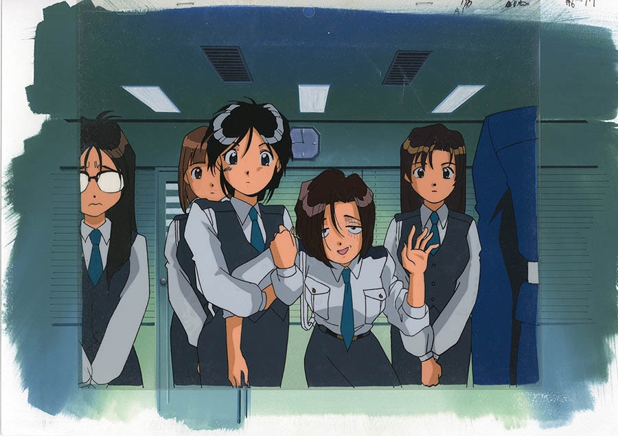 逮捕しちゃうぞ　セル画　２枚 逮捕しちゃうぞセル画2枚A6A9