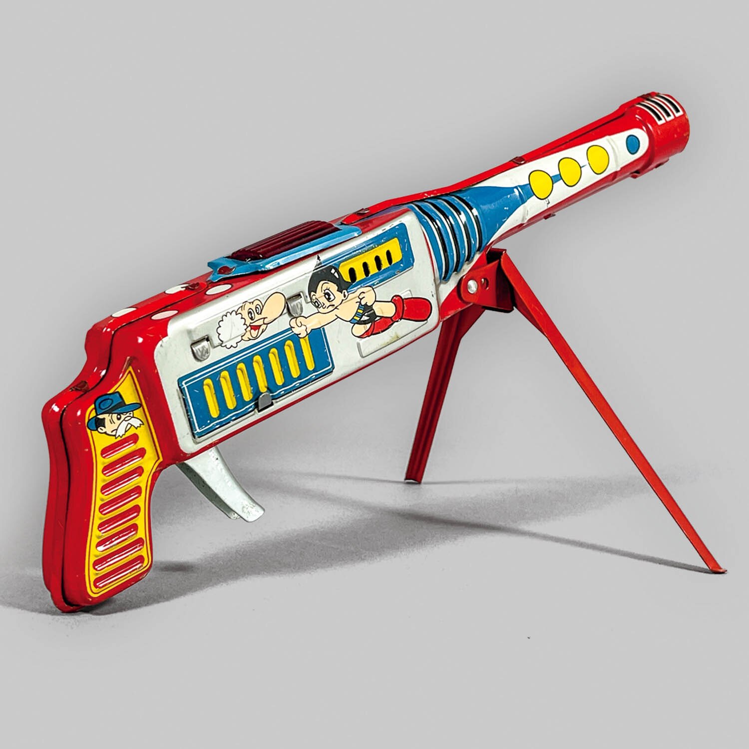 【昭和レトロ】拳銃　ピストル　トミーガン　鉄腕アトム 昭和レトロ】拳銃 ピストル トミーガン 鉄腕アトム