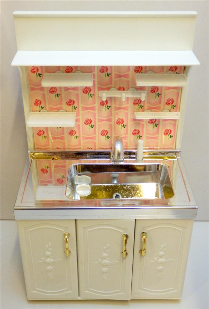 タカラ 2代目リカちゃん 白い白い家具セット ファミリーキッチン