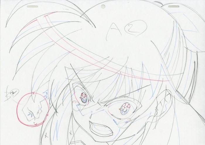 ViVid Strike! ラフ原画