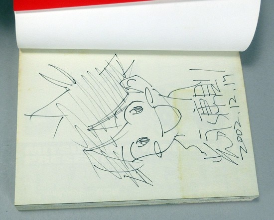 光永康則 直筆イラストサイン本 「トラフィッカー 1巻」