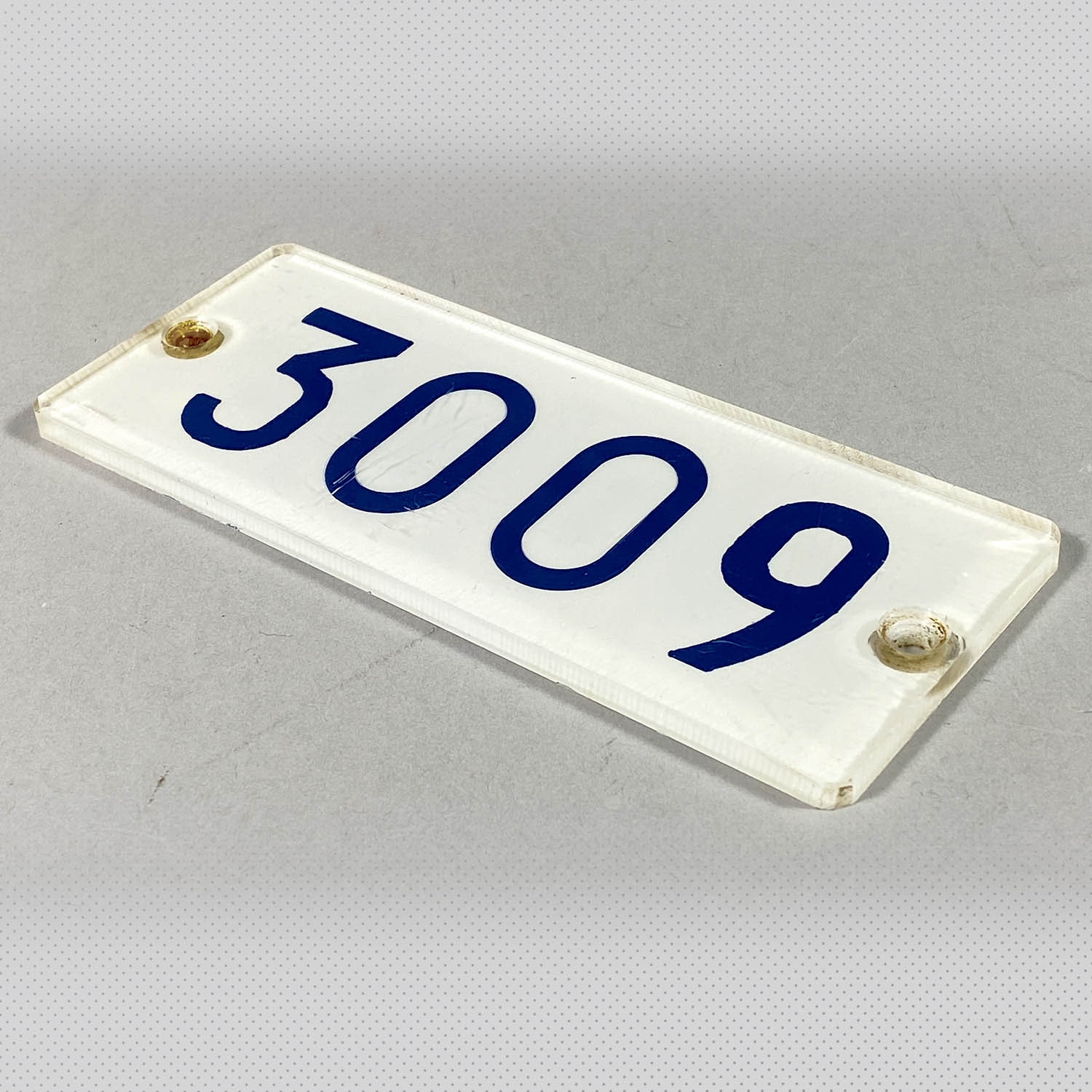 6312] 営団地下鉄 日比谷線 ナンバープレート 車内 3009