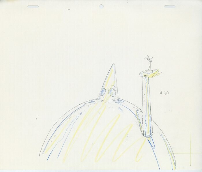 劇 グリム童話 金の鳥 原画