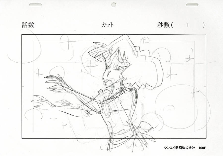 クレヨンしんちゃんラフ原画
